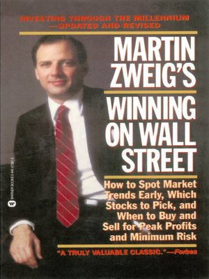 cover image of Martin Zweig's Winning on Wall Street